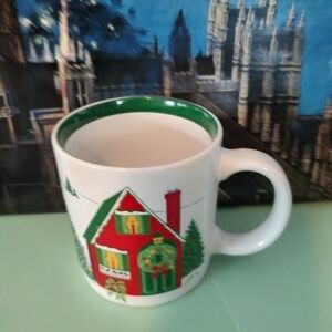 Vintage Himark Holiday Coffee Mugs Set of 4 with original Box